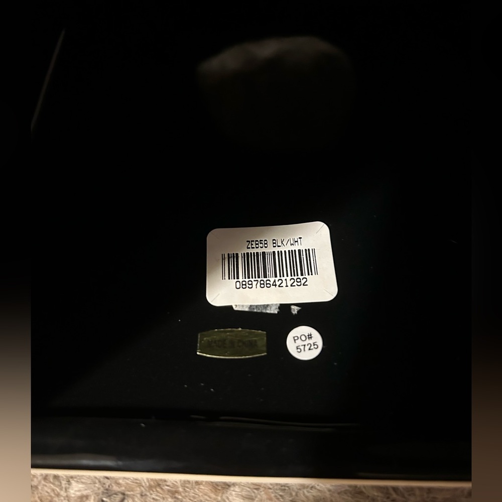 Black and White Zebra Ceramic Box Cover - Picture 8 of 8